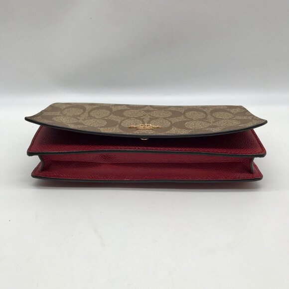 Coach Brown Monogram Coated Canvas Wallet - Picture 4 of 10